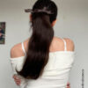 ponytail - #2 chocolate brown. - 14 inches