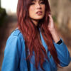 clip-in volumizer #130 copper. - 20" / 1 x Extra-large weft