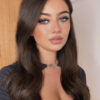 clip-in volumizer #4 medium brown. - 14" / 1 x Extra-large weft