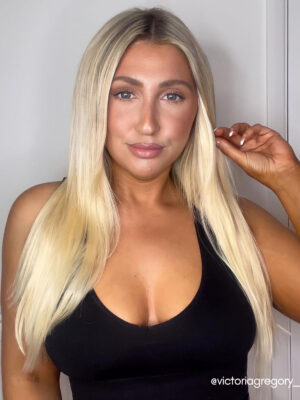 clip-in volumizer #613 light blonde. - 16" / 1 x Extra-large weft