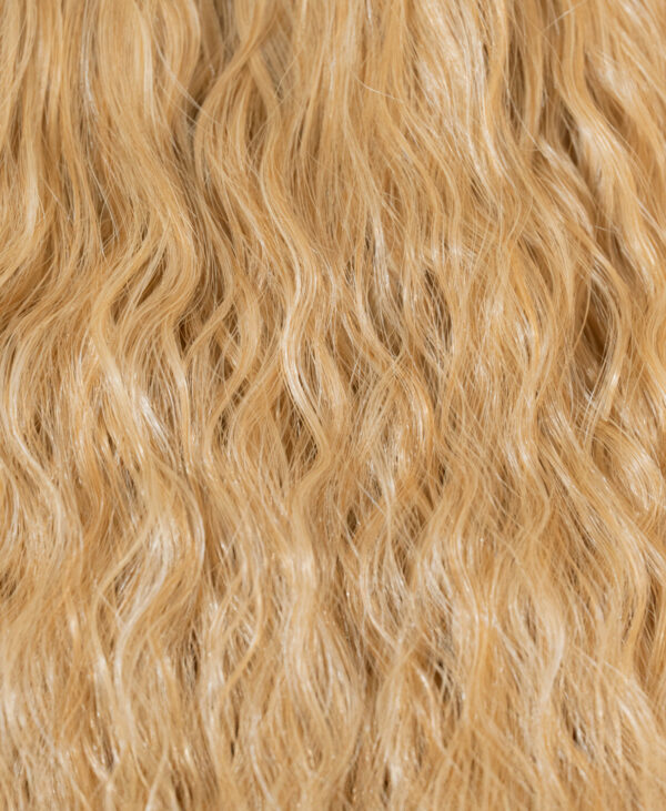 vegan fiber long wavy ponytail - honey blonde 26".